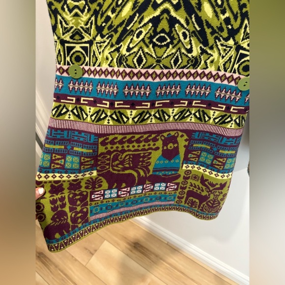 LIKE NEW- KOOI KNITWEAR - 100% cotton Zip Up Sweater - Picture 6 of 12